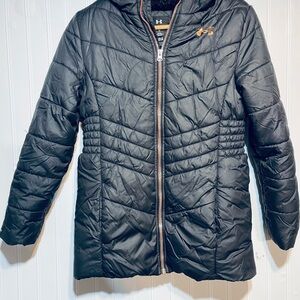 Under Armour Kids Black Quilted Puffer Jacket